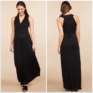 Motherhood Maternity Black Maxi Dress